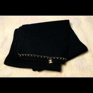 Chanel “Chain” Knit Scarf